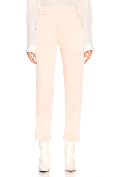 Shop Haider Ackermann Classic Trouser Pant In Neutrals,pink