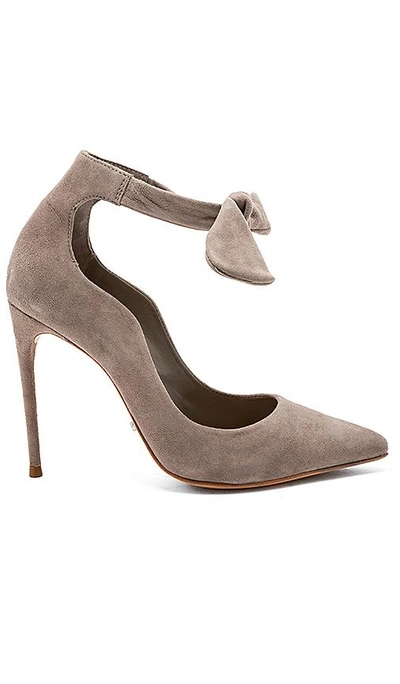 Shop Schutz Delza Heel In Gray