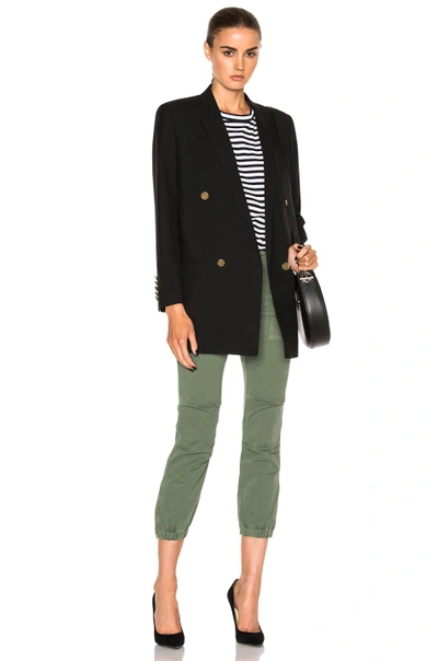 Nili Lotan Tel Aviv Cropped Stretch-cotton Twill Tapered Pants In Camo