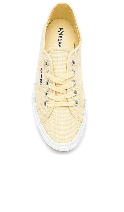 Shop Superga 2750 Classic Sneaker In Yellow