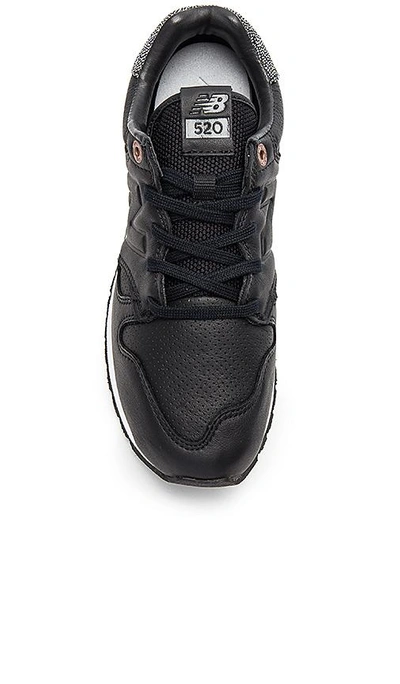 Shop New Balance Nb Grey 520 Sneaker In Black