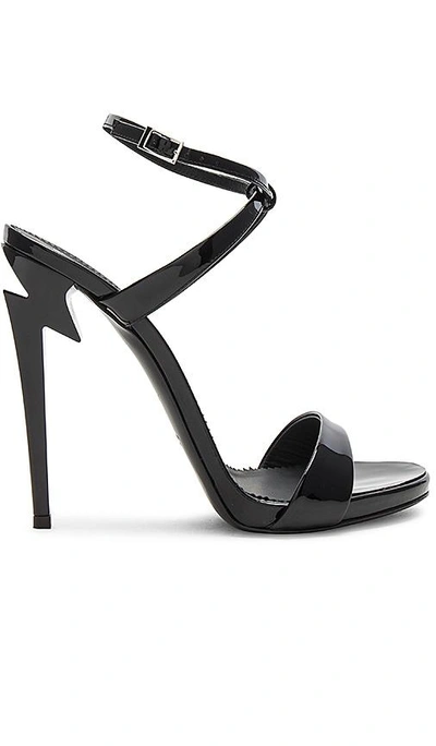 Shop Giuseppe Zanotti Alien Heel In Black