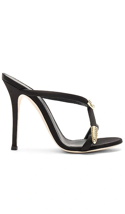 Shop Giuseppe Zanotti Alien Heel In Black