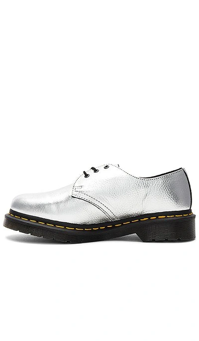 Shop Dr. Martens' 1461 Met Oxford In Metallic Silver