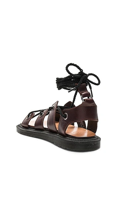All kinds of Anonymous Snuggle up Dr. Martens Jasmine Ghillie Sandal In Chocolate Brown | ModeSens