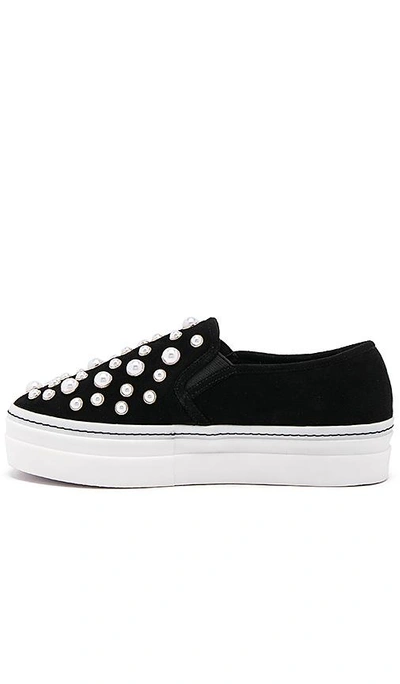 Shop Alice And Olivia Sasha Pearl Sneaker In Black