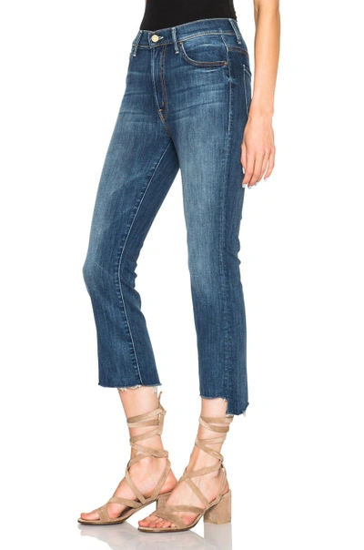 Shop Mother Insider Crop Step Fray In Not Rough Enough