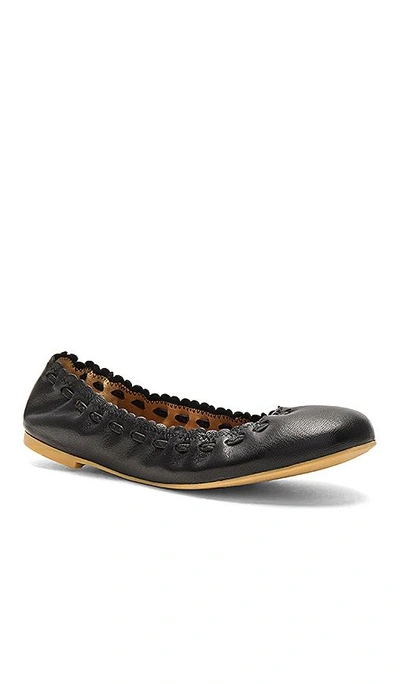 Shop See By Chloé Ballet Flat In Black