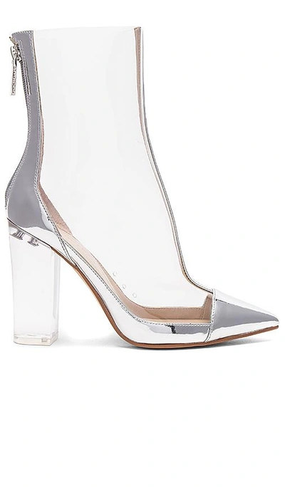 Shop Kendall + Kylie Haven Bootie In Metallic Silver