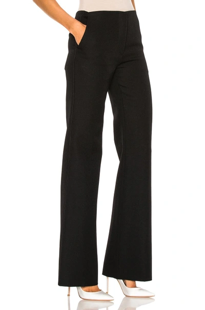 Shop Victoria Beckham Flare Trouser In Black