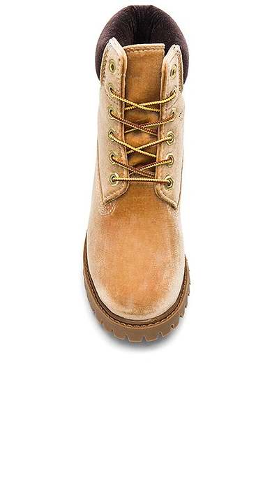 Shop Off-white Timberland Boot In Brown