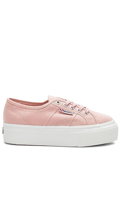 Shop Superga 2790 Platform Sneaker In Light Pink