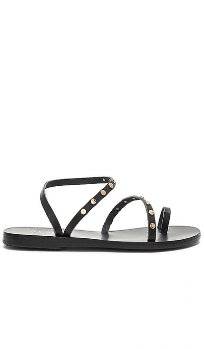 Shop Ancient Greek Sandals Apli Eleftheria Nails Sandal In Black