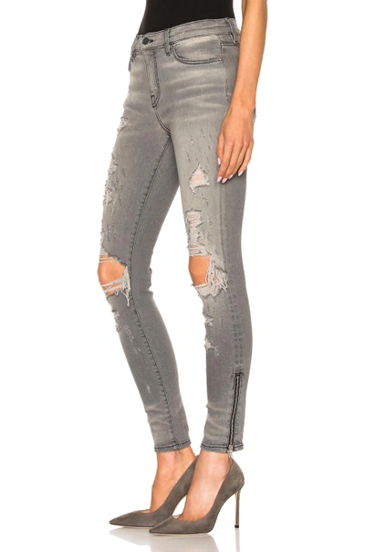 Shop Amiri Thrasher Skinny In Grey