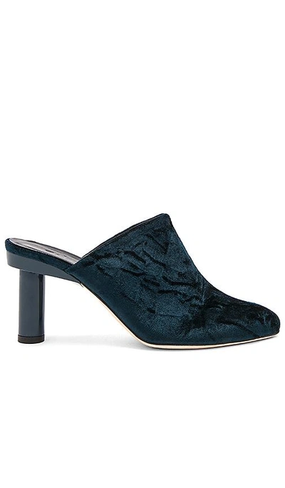 Shop Tibi Zoe Mule In Teal