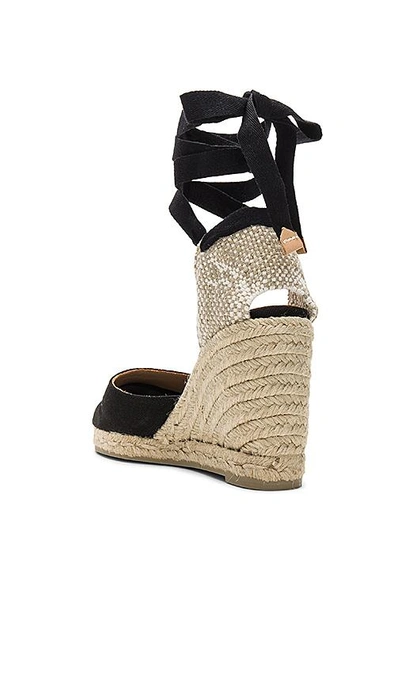 Castaã±er Castañer Woman Espadrilles Black Size 6 Textile Fibers In Black
