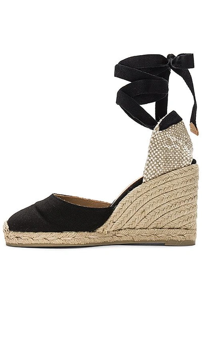 Castaã±er Castañer Woman Espadrilles Black Size 6 Textile Fibers In Black