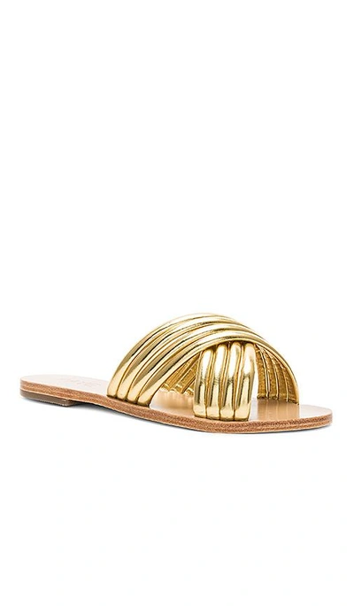 Raye Ziggy Sandal In Gold