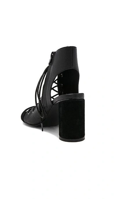 Shop Jaggar Twist Block Heel In Black