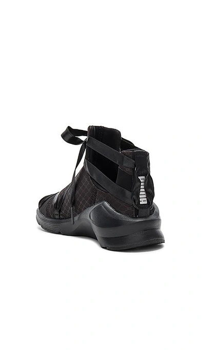 Puma Fierce Rope Satin En Pointe High Top Sneaker In Black | ModeSens