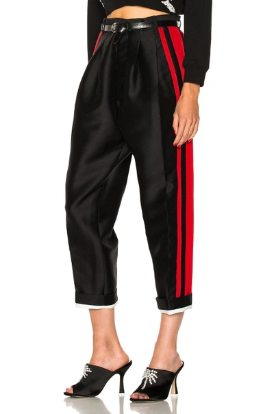 Shop Haider Ackermann Dropped Crotch Trousers In Black