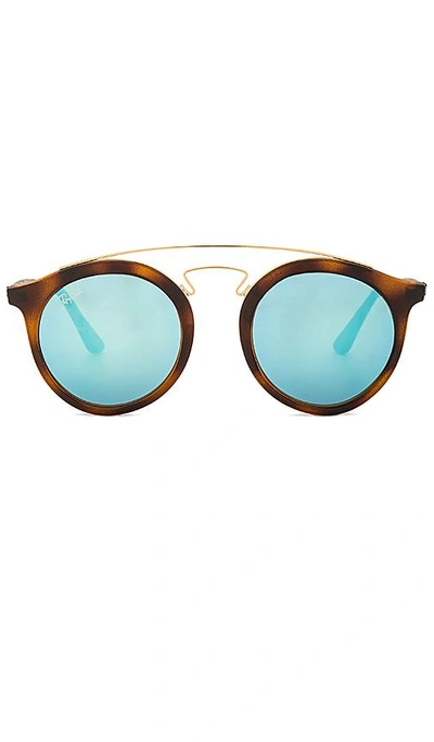 Shop Ray Ban Gatsby I In Brown