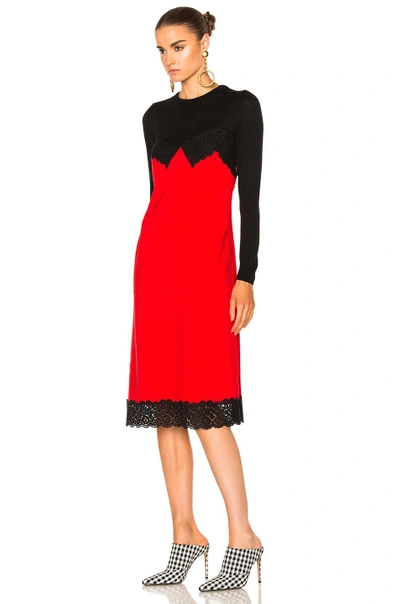 Shop Altuzarra Debbie Dress In Black,red