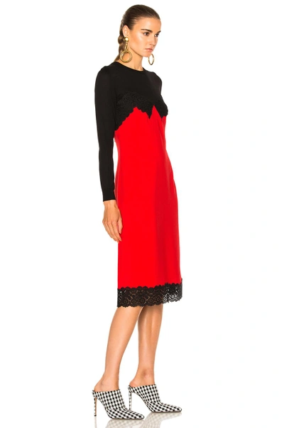 Shop Altuzarra Debbie Dress In Black,red