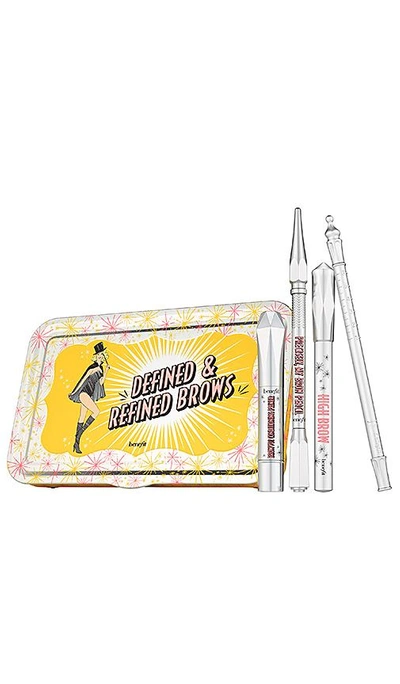 Shop Benefit Cosmetics Defined & Refined Brows Kit In 02 Light