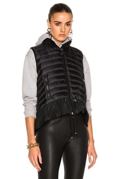 Shop Moncler Maglia Vest In Black