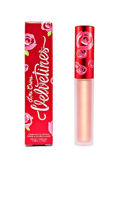 Shop Lime Crime Metallic Velvetine Lipstick In Siren