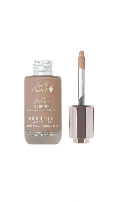 Shop 100% Pure 2nd Skin Foundation: Olive Squalene + Fruit Figments In Shade 6