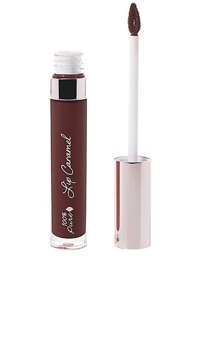 Shop 100% Pure Lip Caramel In Plum Wine