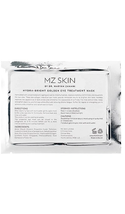 Mz Skin Hydra-bright Golden Eye Treatment Mask - 5 Masks In N,a