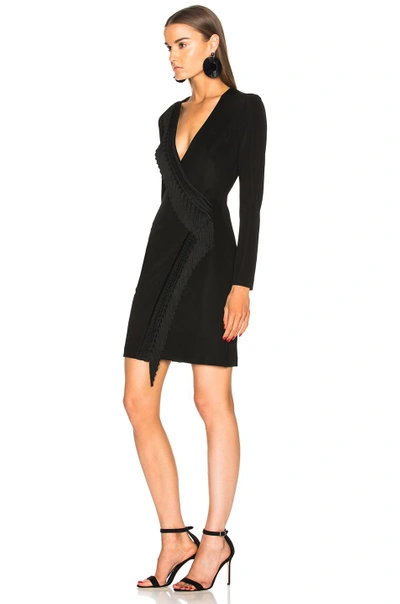 Shop Galvan Tunqui Cocktail Dress In Black