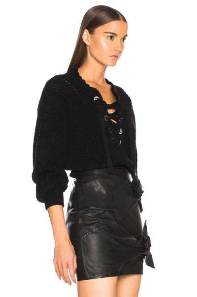 Shop Isabel Marant Laley Sweater In Black