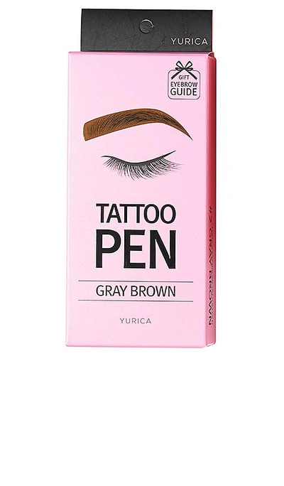 Shop Yurica Eye Brow Tattoo In Grey Brown