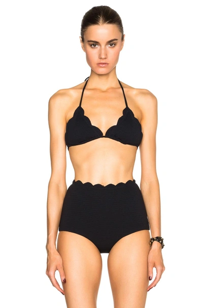 Shop Marysia Swim Broadway Bikini Top In Black