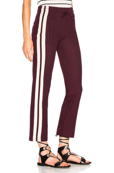 Shop Isabel Marant Étoile Isabel Marant Etoile Dobbs Sporty Knit Track Pants In Purple,stripes