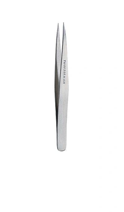 Shop Tweezerman Point Tweezer Classic In Stainless Steel