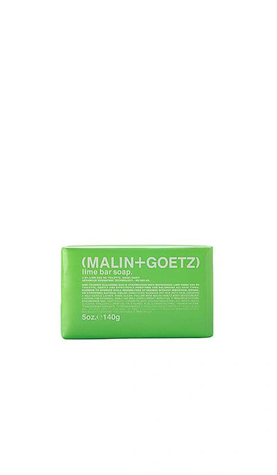 Shop Malin + Goetz Lime Bar Soap In N,a