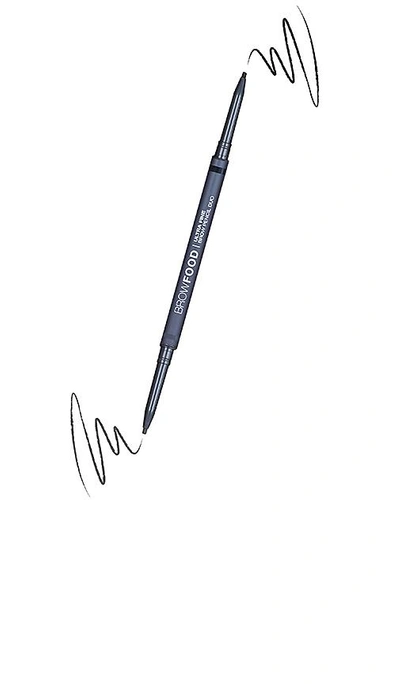 Shop Lashfood Browfood Ultra Fine Brow Pencil Duo In Charcoal