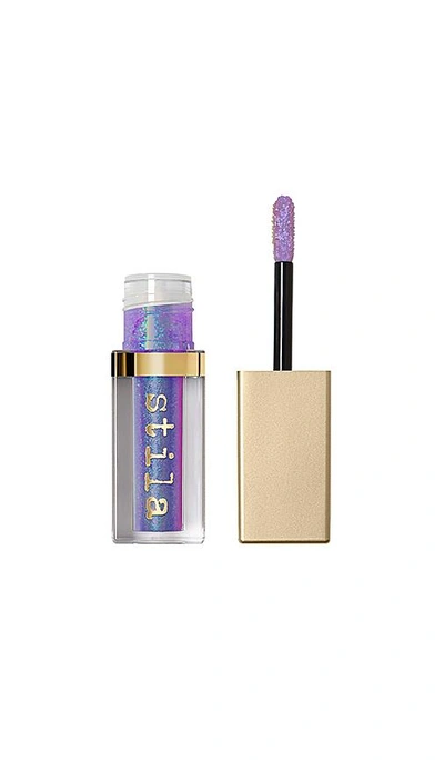 Shop Stila Magnificent Metals Glitter & Glow Duo-chrome Liquid Eye Shadow In Into The Blue