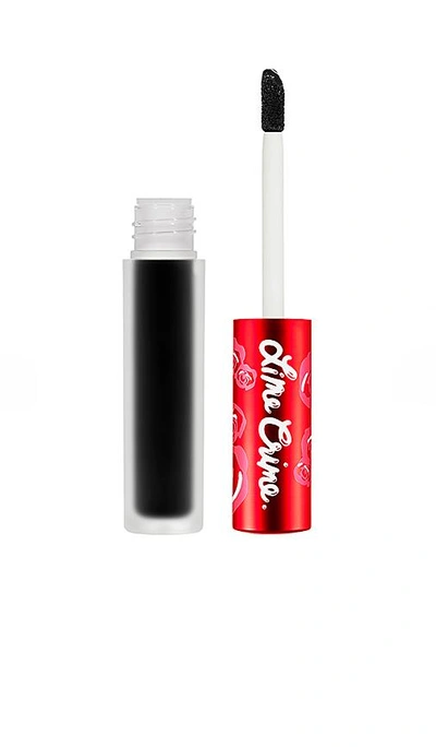 Shop Lime Crime Velvetine Lipstick In Black Velvet