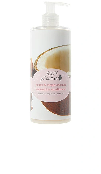 Shop 100% Pure Honey & Virgin Coconut Restorative Conditioner In N/a