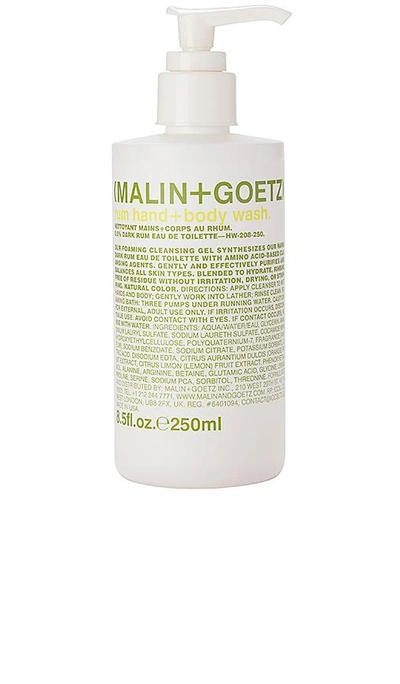 Shop Malin + Goetz Rum Hand + Body Wash In N,a