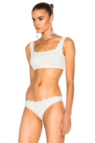 Shop Marysia Swim Palm Springs Bikini Top In White