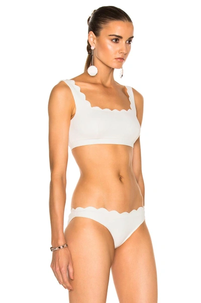 Shop Marysia Swim Palm Springs Bikini Top In White