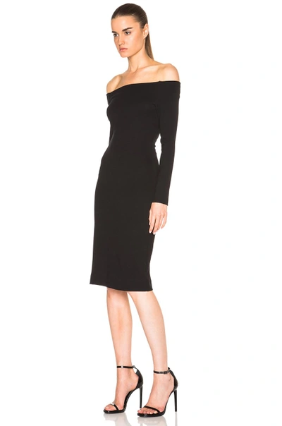 Shop L Agence L'agence Daphne Dress In Black