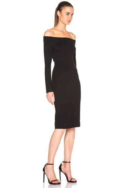 Shop L Agence L'agence Daphne Dress In Black